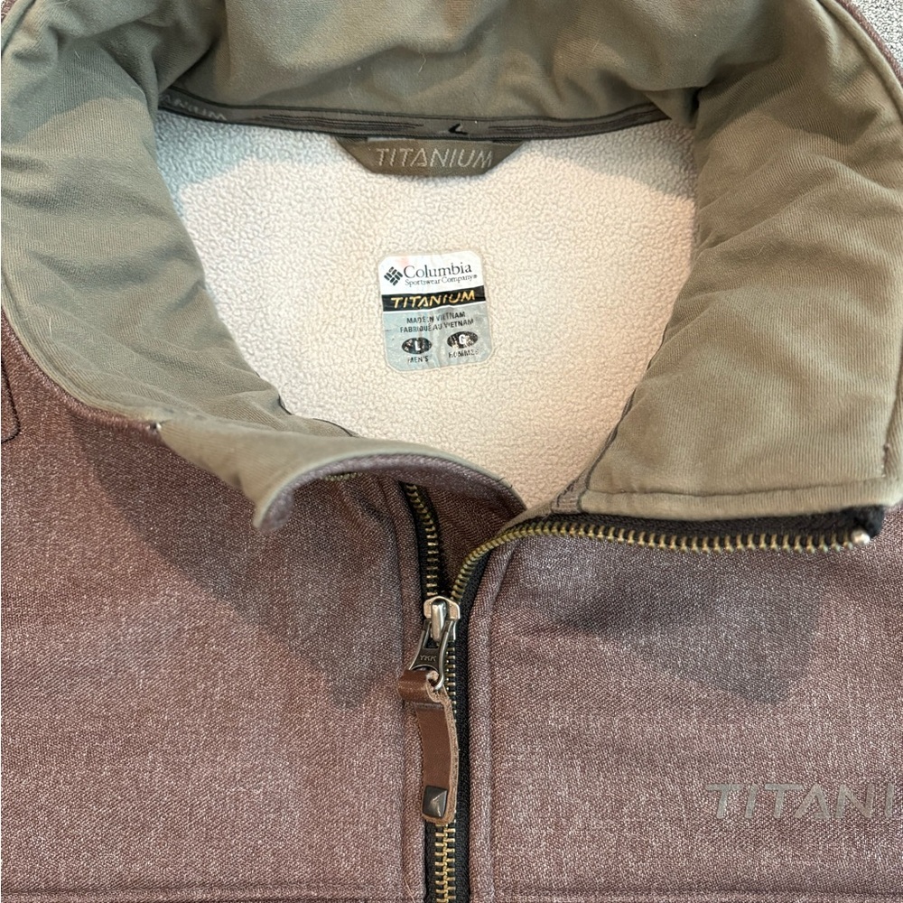 Columbia‎ Titanium Men's Brown/Bronze Coat/Jacket Large - Picture 3 of 11